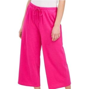Nwt cropped wide leg pants